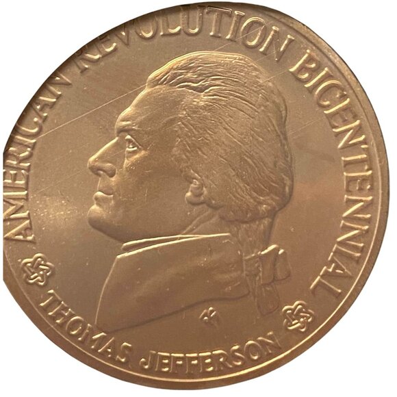 1976 Bicentennial First Day Cover With Commemorative Medal & 13¢ Stamps - Picture 8 of 15